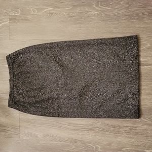 Lauren Ralph Lauren LRL Gray Wool Pencil Skirt Petite 4P